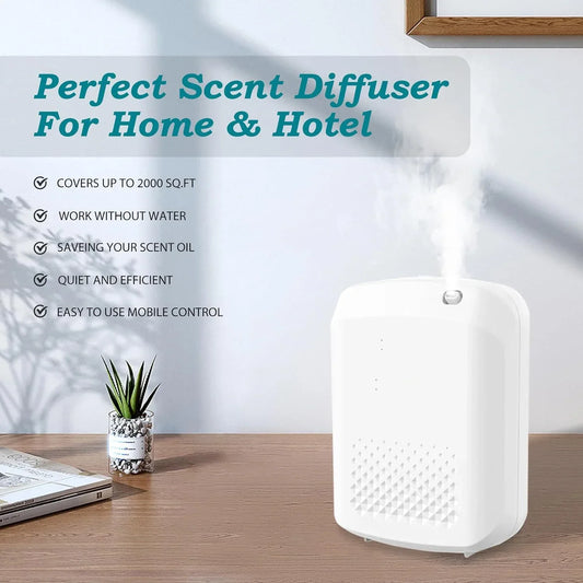 Perfume Fragrance Diffuser Aromatic Oil Diffuser Electric Home Air Freshener Machine Wall Hanging Essential Oil Diffuser Hotel
