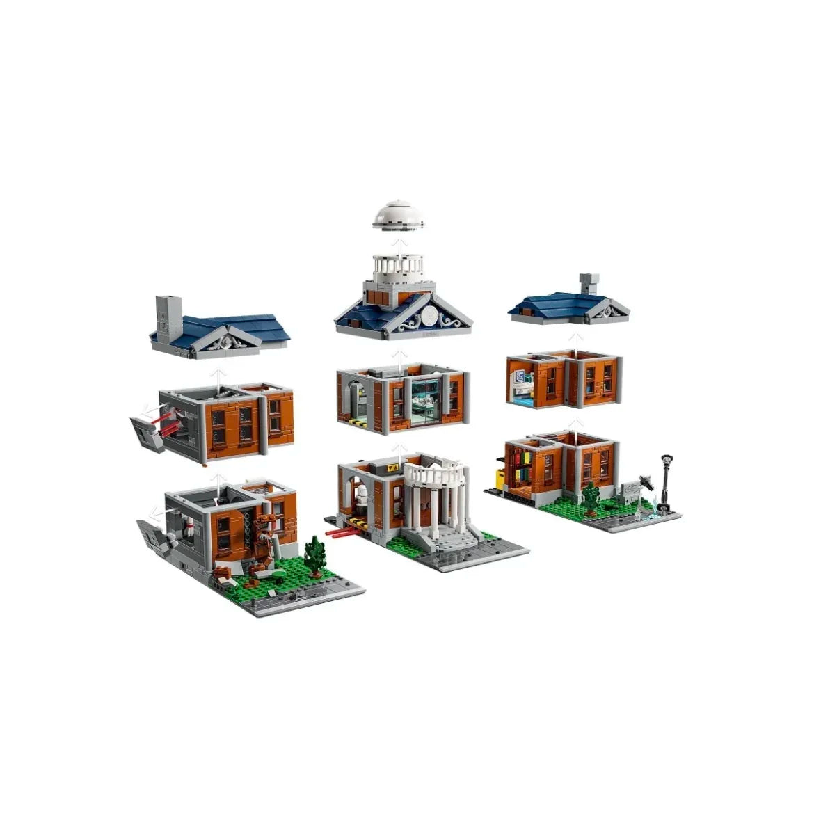 3093Pcs New X Mansion Modular Model Building Blocks City Architecture Streetview Set Bricks Toys for Adult Christmas Gifts
