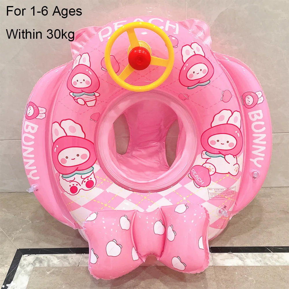 ROOXIN Inflatable Swim Ring Tube Baby Kid's Swimming Circle Pool Float Seat Beach Water Play Equipment