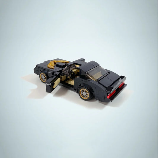 350PCS MOC Firebird Trans Am Speed Champions Super Sports Cars Building Blocks Model Bricks Set Kids Toys Gifts For Boys Girls