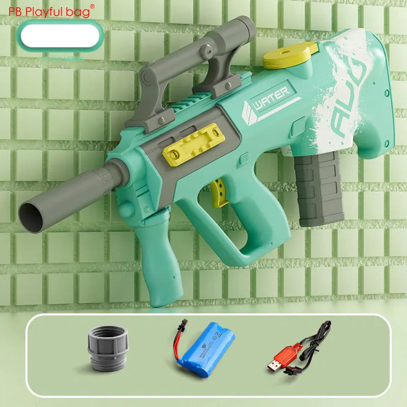 Electric Water Gun High Speed Water Blaster Adult Kids Toy Swimming Pool Party