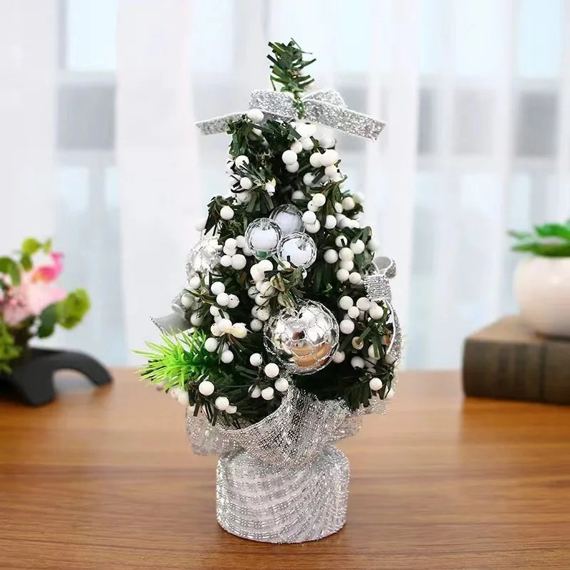 Gorgeous and Compact Christmas Tree Holiday Celebration Decoration Small Ornaments Christmas Gifts