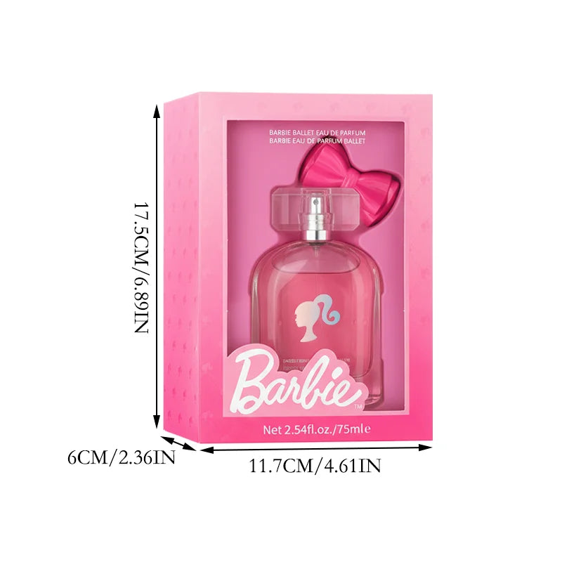 MINISO & BARBIE Women Perfume Original Floral Fruity Designer Fragrance For Woman Spray 50/75ML Girl Present Children Gift