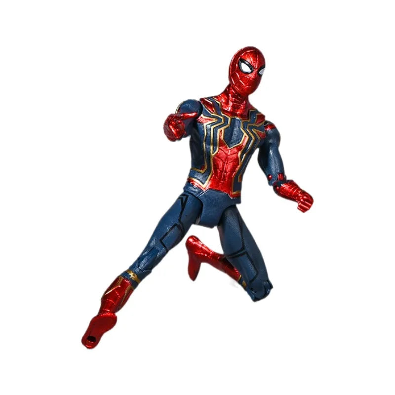 Marvel Spiderman Characters Avengers Heroes Joint Movable Model Figurine Children's Charm Birthday Festival Christmas Gift Toys