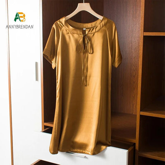 Mulberry Silk Women's Pajama Dress Doll Night Gown Pijama Mujer Pyjama Pour Femme Pijama De Verano Para Mujer Sleepwear