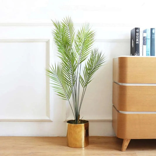 Large Artificial Palm Tree Green Tropical Fake Plants Flower Arrangement Props Home Decoration Hotel Office Deco Accessori