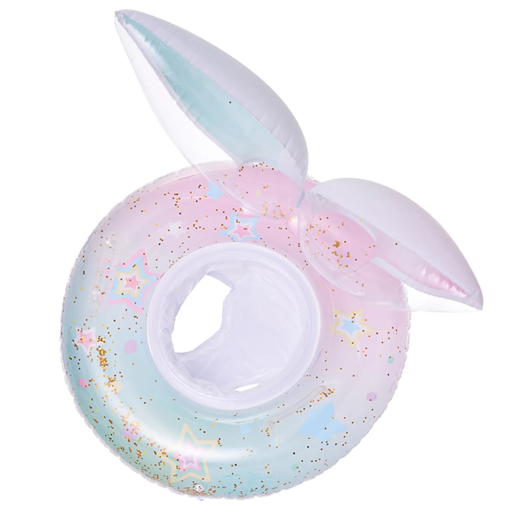 Summer Mermaid Tail Confetti Sequin Swimming Ring Swimming Circle Swim Tubes Rings Beach Swimming Party Toys for Kids and Adults