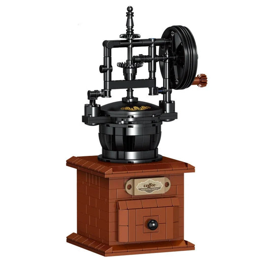 Classic Creative Coffee Machine Mini Diamond Model Building Blocks City Friend Bricks Toys for Kids Adult Gifts