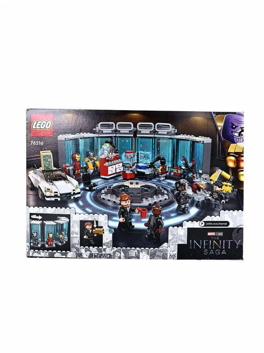 LEGO 76216 Marvel Iron Man Armory Toy Building Set,Avengers Iron Man Pretend Play Toy,Marvel with Suit Minifigures
