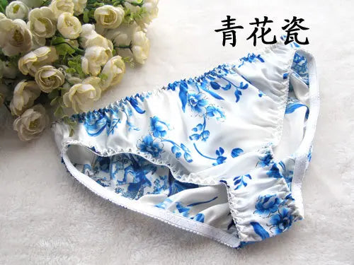 Lingerie Mid Rise 100% Natural Silk Briefs Mulberry Silk Panties Women's Underwear