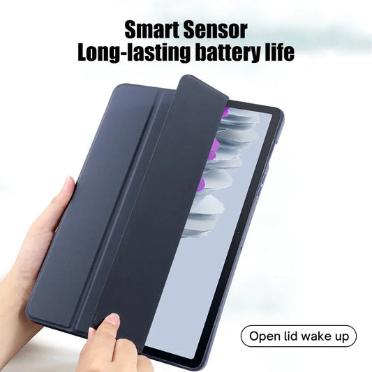 For Samsung Galaxy Tab Case Silicone Tablet Cover for S7/S8/S9 11in S7/S8/S9 Plus 12.4in S6Lite Magnetic Case With Pen Slot