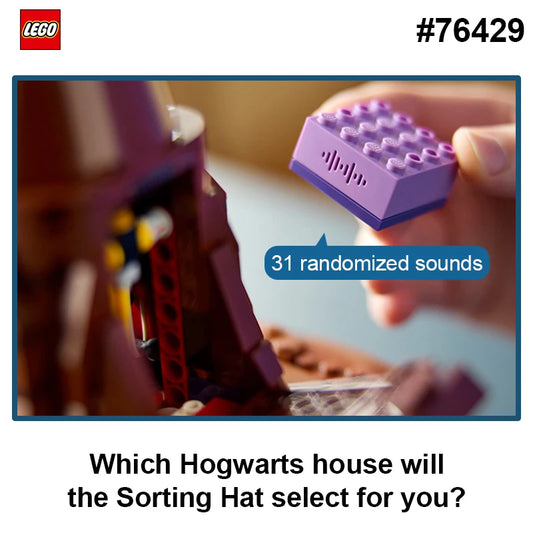 LEGO 76429 Talking Sorting Hat 561 PCS for Harry Potter fans Buiding Blocks Model DIY Toys For Boys Girl Gift ages 18+