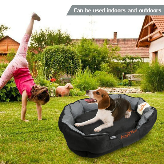 BingoPaw Large Soft Dog Bed with Removable Cushion Waterproof Sofa Dog Pet Bedding Scratch Prevention Oxford Cover