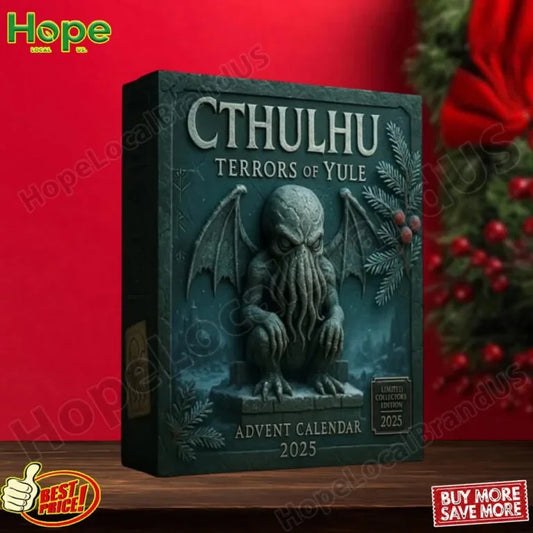 Christmas Decoration 2025 Cthulhu: Terrors of Yule – Advent Calendar : Coastal Holiday Decor Calendario Adviento Elf Gift