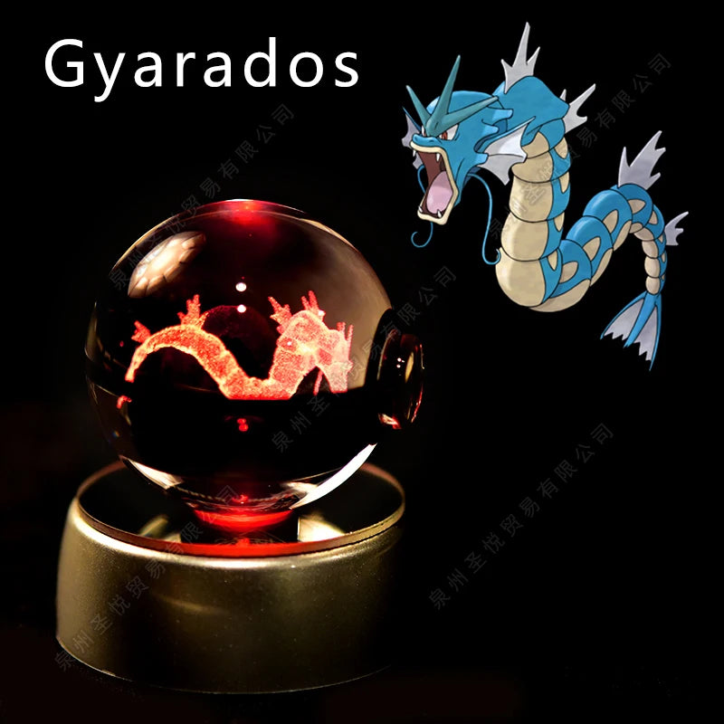 EtherealBe Pokemon 3D Crystal Ball Night Light