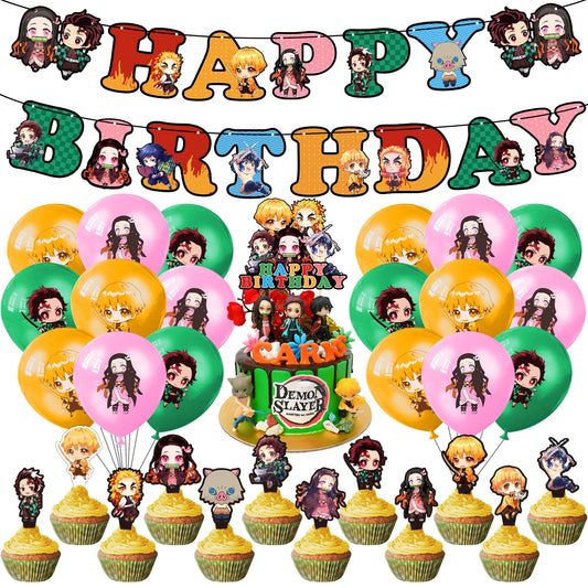 Anima Demon Slayer Party Decoration Supplies