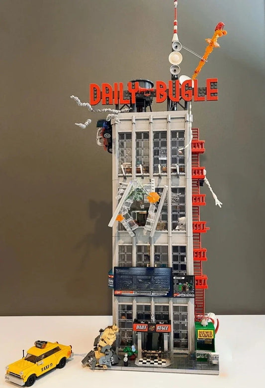 Newspaper Office Building Building Blocks Anniversary Set Compatible With Legoed Particles Suitable For Christmas Gifts 76178