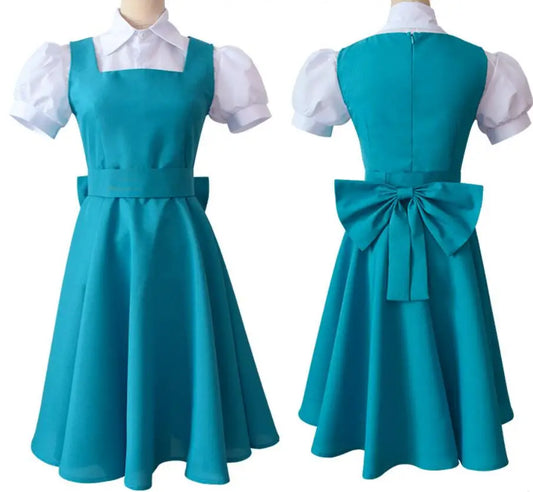 Anime Womens Costume Tendou Akane Cosplay Suit Maid Party Dress Halloween Christmas Outfit