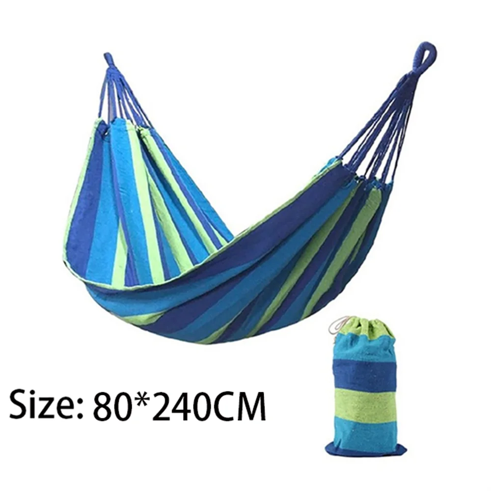 Camping hammocks - Portable hammocks Single or double hammocks Outdoor and indoor camping accessories with slings and hooks