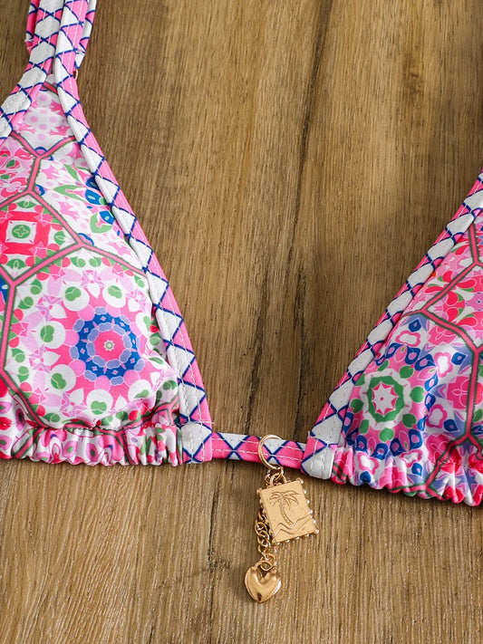 Micro Bikinis 2025 Sexy Women Swimsuits Female Swimwear Print Bikini Set Bathing Suit Swimming Suits Beachwear Thong Biquini