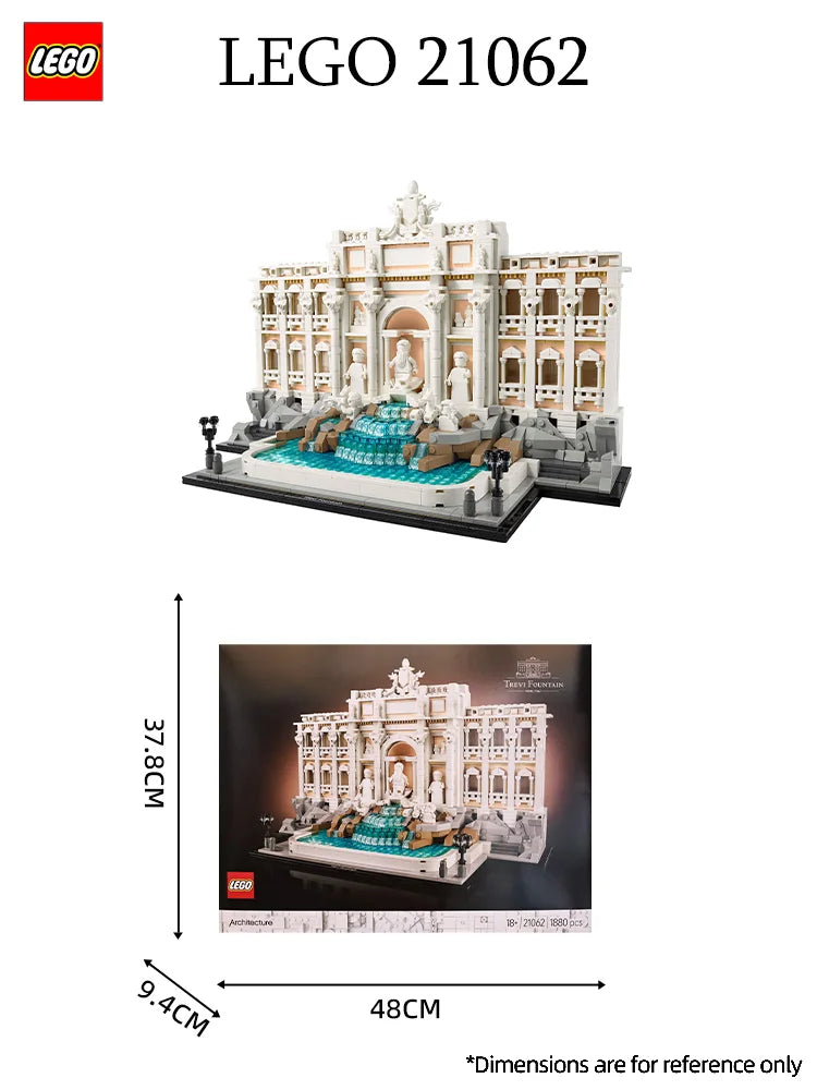Lego 21062 Roman Wishing Fountain Building Series Retro Building Men's and Women's Building Toys Building Blocks Gifts
