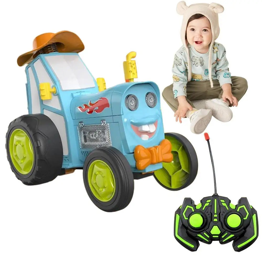 Jumping Dancing Car Toy Rechargeable RC Car With Music And Light Fast Stunt RC Car Crazy Jumping Dancing Car Toy For Kids Age 3