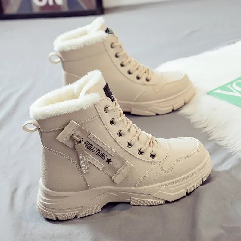 Winter Snow Boots for Women 2025 New Casual High-top Shoes Warm Sneakers Platform Comfortable Ankle Boots Women Shoes for Women