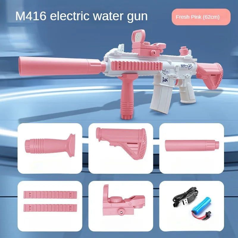 Kids Electric Water Gun Pistol Shooting Toy Summer Beach Outdoor Shoot Fun Toys for Children Boys Girls Adults