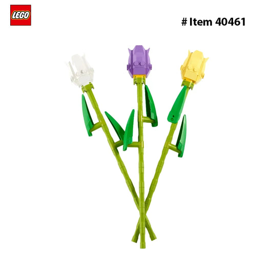 LEGO 40461 Tulips Flower Bouquet 111PCS DIY Toys For Boys Girl Children Gift ages 8+