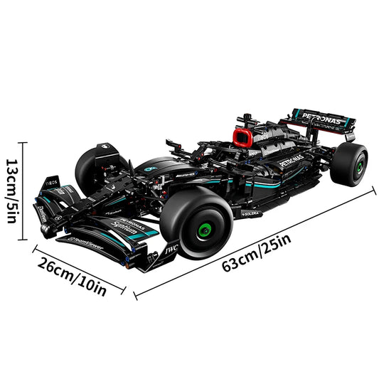 1642PCS Performance Superspeed Blocks W14 Super Racer Assembled Car Toy Children Birthday Christmas Gift Compatible with 42171