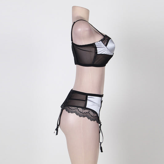 Sexy Lingerie Lace Three-point Garter Set