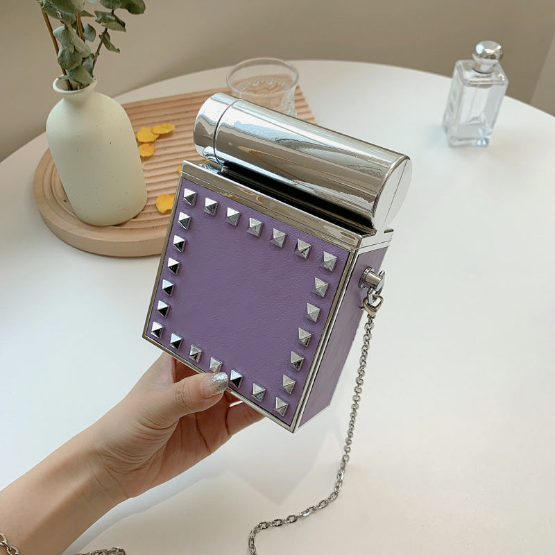 Lipstick Bags Mini Chain Women's Shoulder Bag Female Designer Luxury Crossbody Bag With Mirror Mini Handbag Purse