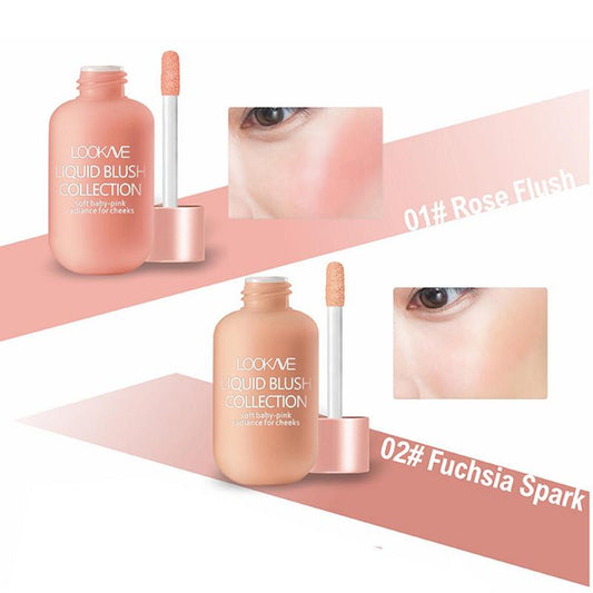 Liquid Blush Soft Cream Blush Makeup Milk Tea Micro-Shimmer Brightening Lasting Cream Blush Long Lasting Lightweight Natural