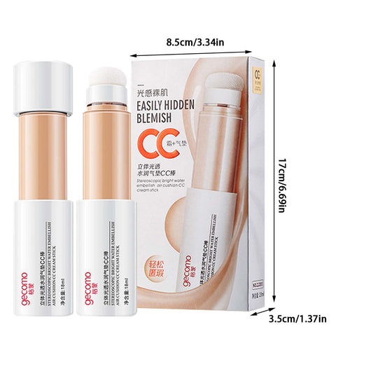 Concealer Stick Moisturizing Foundation Cushion Natural Air Cushion CC Cream Concealer Foundation Stick Full Coverage Concealer