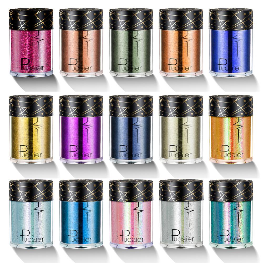 New Glitter Eye Shadow Professional Makeup Monochrome Shining Eyeshadow Sequins Universal Party Cosmetic Palete