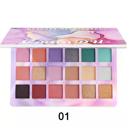 NEW Colors Shinny Eyeshadow Palette Matte Shimmer Eye Shadow Waterproof Glitter Eye Cosmetics New Makeup Beauty Product Hot Sale