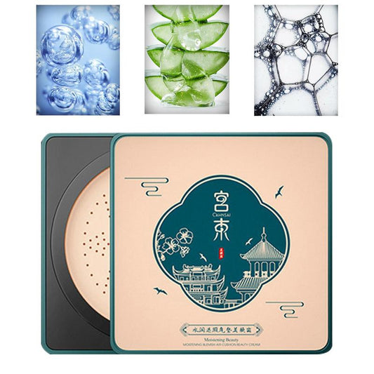 Mushroom CC Cream Air Cushion BB Cream Moisturizing Air Cushion BB Cream Foundation Lasting For Women(Natural)