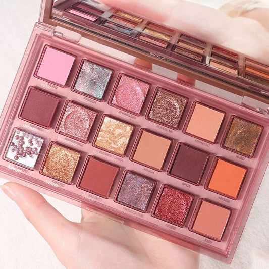 2023 Colors Pomegranate seeds Eyeshadow Palette Shimmer Matte Eye Shadow Waterproof Cosmetic Beauty Makeup TSLM2