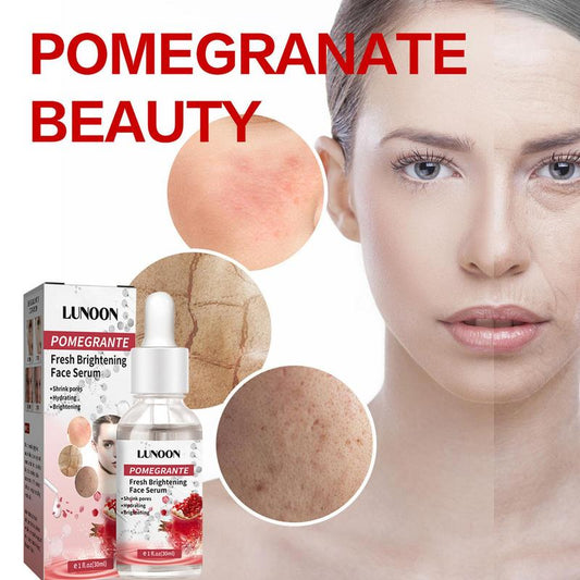 Pomegranate Essence Moisturizing Essence Liquid for Women 1 Fl Oz Moisturizing Serums for A Radiant and Firmer Look Day and