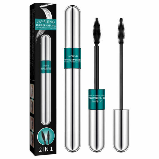 Volumizing Mascara 2 In 1 Lengthening Thickening Mascara Easy To Use Eye Makeup Tool For Longer Thicker Lashes