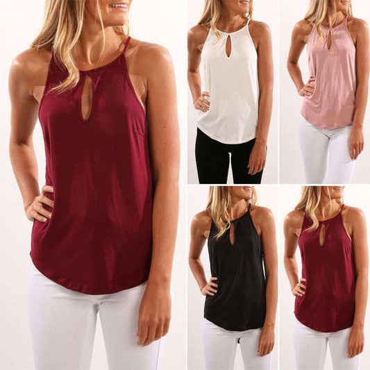 2017 summer tank tops women loose vest top shirt s Women's wear vest T-shirt