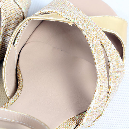 Neon SA golden high-heeled shoes Belly Dance Women's Shoes Latin shoes With heel Teacher's shoes Indian dance shoes