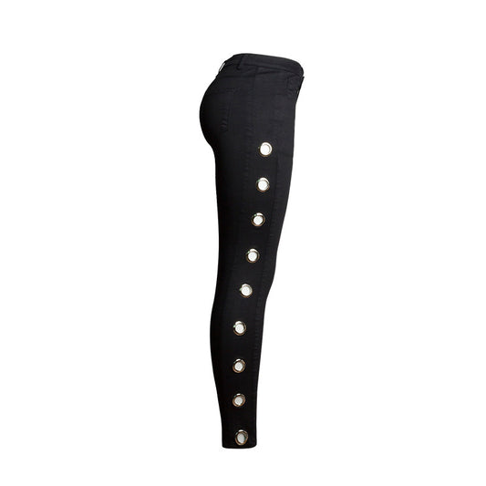Slim Slimming Jeans With Corns On The Side