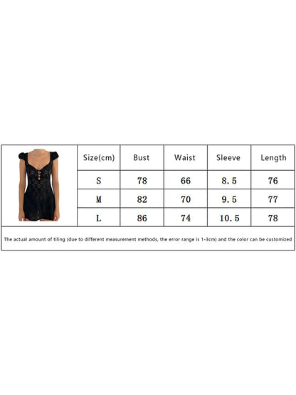 Edhomenn Women Short Flowy Dress Square Neck Cute White Mini Dress Backless Y2k A line Dress Ruffle Ruched Lace Dress