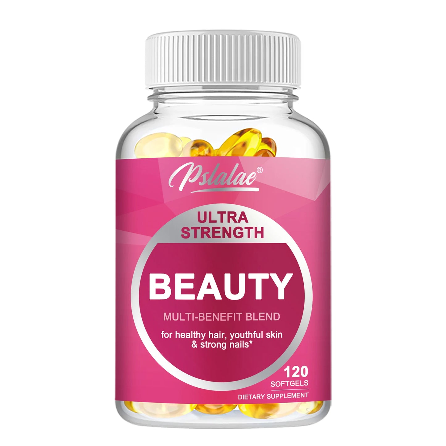 Ultra Strength Beauty Capsules - for Healthy Hair, Youthful Skin & Strong Nails - 120 Capsules