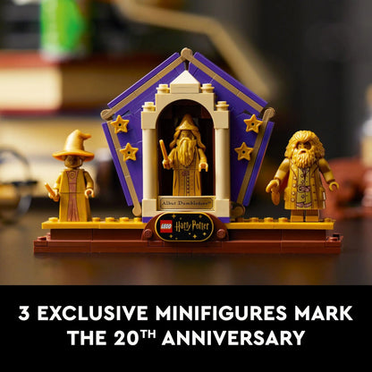 LEGO & Harry Potter Hogwarts Icons Collectors' Edition 76391 Collectible 20th Anniversary Set for Adults Gift (3010 Pieces)