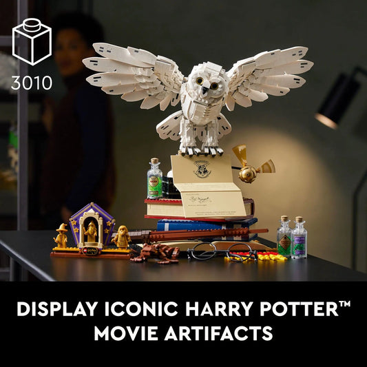 LEGO & Harry Potter Hogwarts Icons Collectors' Edition 76391 Collectible 20th Anniversary Set for Adults Gift (3010 Pieces)