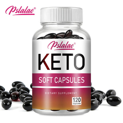 Keto Capsules - Burn Fat, Suppress Appetite, Metabolism, Healthy Weight Management - 120 Capsules