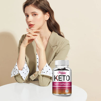 Keto Capsules - Burn Fat, Suppress Appetite, Metabolism, Healthy Weight Management - 120 Capsules