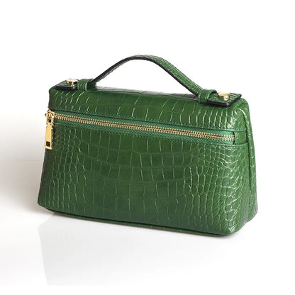 EtherealBe Luxurious Faux Crocodile Makeup Bag